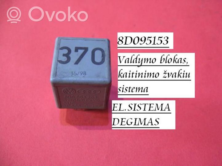Skoda Fabia Mk1 (6Y) Hehkutulpan esikuumennuksen rele 8D095153