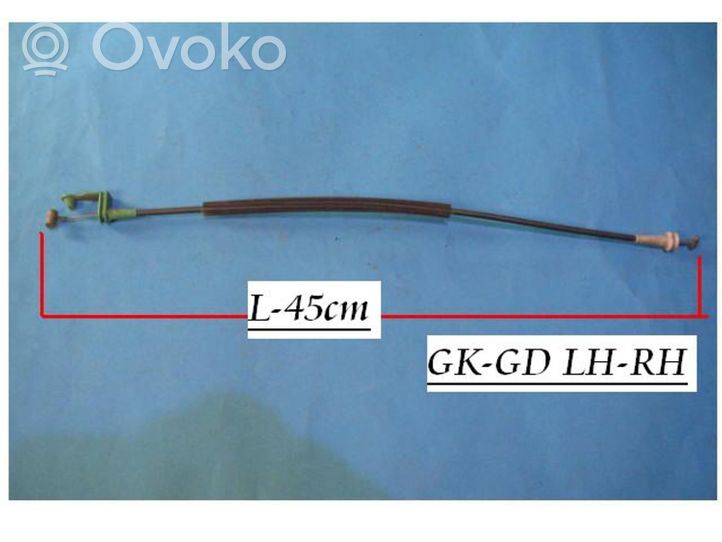 Volkswagen Sharan Rear door cable line 7N0837017