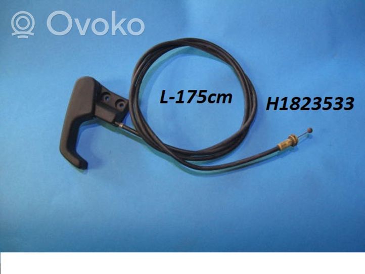 Volkswagen PASSAT B3 Cable de apertura del capó/tapa del motor H1823533