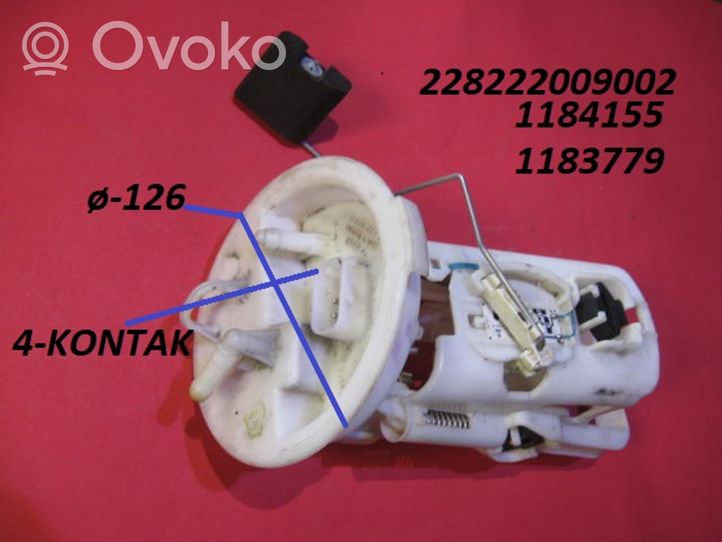 BMW 3 E46 Sensore di livello del carburante 228222009002