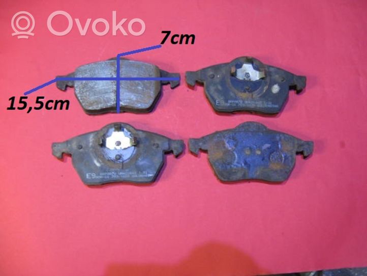 Volkswagen PASSAT B5 Brake pads (front) WVA21848