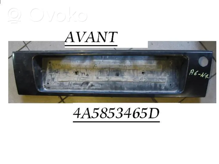 Audi 100 S4 C4 Moldura de la puerta trasera 4A5853465D