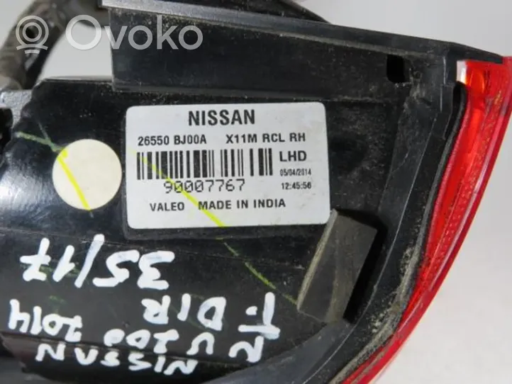 Nissan NV200 Lampy tylnej klapy bagażnika 