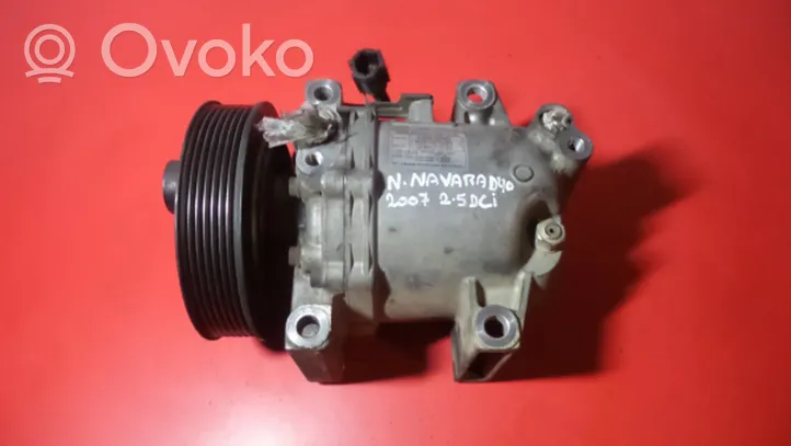 Nissan Navara Kompresor / Sprężarka klimatyzacji A/C 