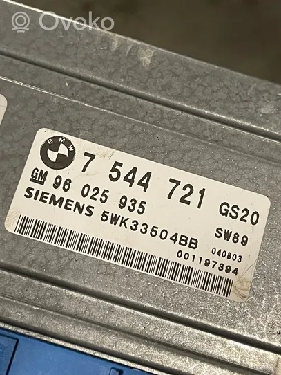 BMW X3 E83 Pavarų dėžės valdymo blokas 7544721