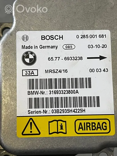 BMW M3 Sterownik / Moduł Airbag 6933238