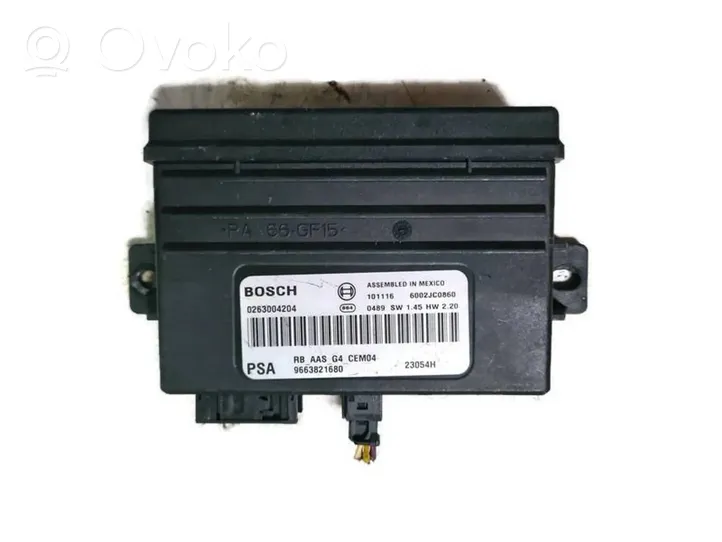 Citroen C3 Parking PDC control unit/module 9663821680