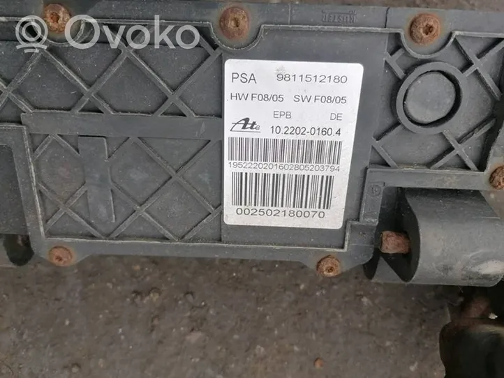 Citroen C5 Inne części hamulca ręcznego / postojowego 9811512180