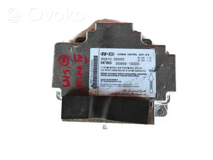 KIA Optima Airbag control unit/module 95910D5000