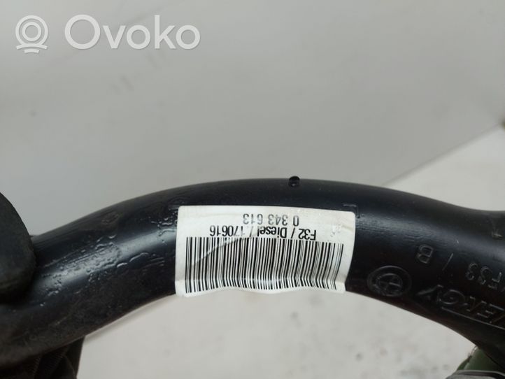 BMW 4 F36 Gran coupe Fuel tank filler neck pipe 0343613