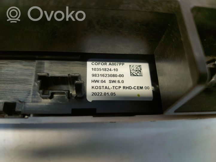 Citroen C4 III e-C4 Monitori/näyttö/pieni näyttö 9831623080