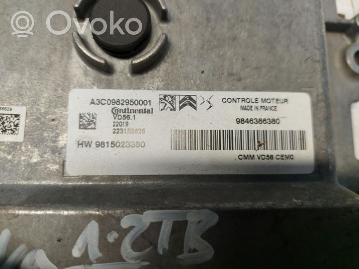 Opel Mokka B Centralina/modulo motore ECU 9846386380