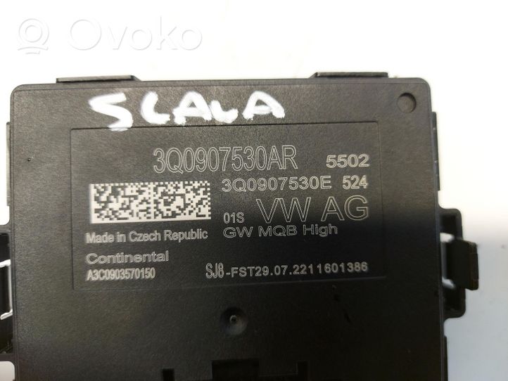 Skoda Scala Muut ohjainlaitteet/moduulit 3Q0907530AR