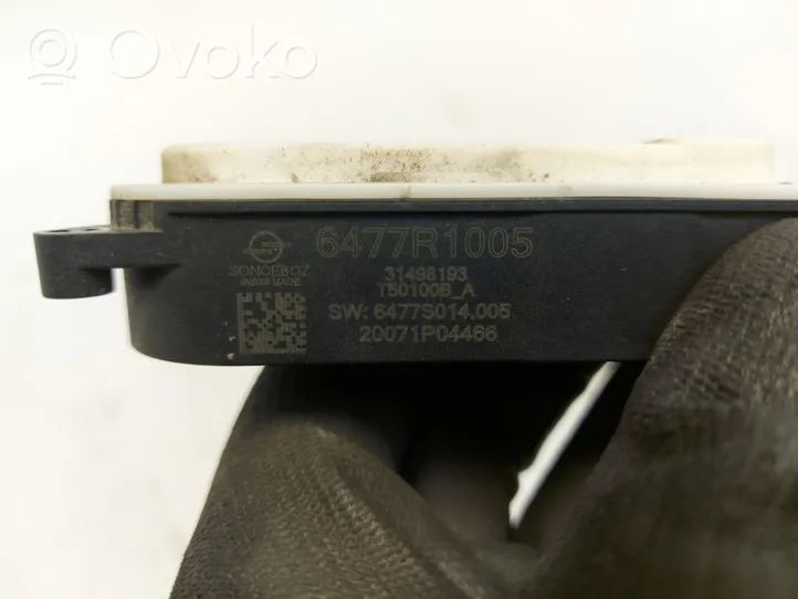 Volvo XC40 Silnik deflektora powietrza chłodnicy 31498193