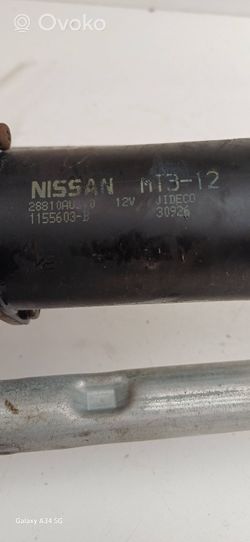 Nissan Primera Mechanizm i silniczek wycieraczek szyby przedniej / czołowej 1155603B