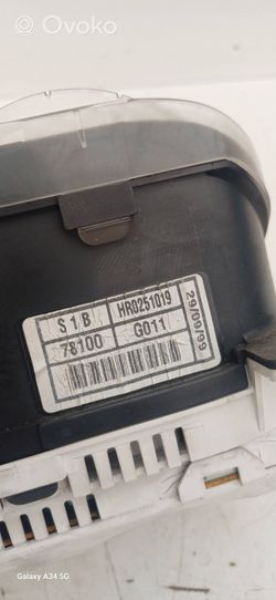 Honda Accord Compteur de vitesse tableau de bord HR0251019
