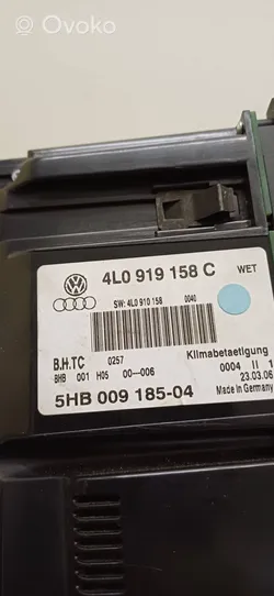 Audi Q7 4L Unité de contrôle climatique 4L0919158C