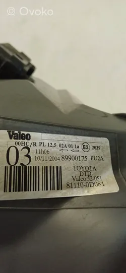 Toyota Yaris Scheinwerfer 89900175