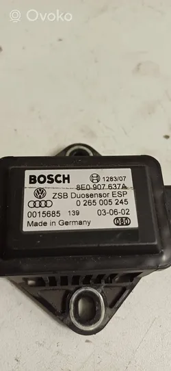 Audi A6 S6 C5 4B ESP acceleration yaw rate sensor 8E0907637A