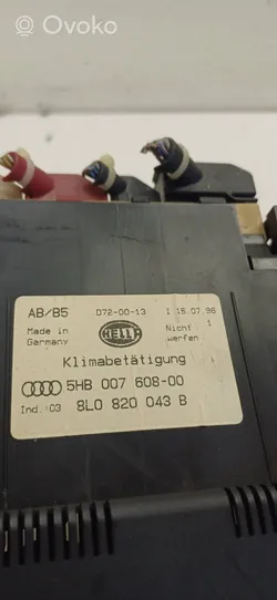 Audi A3 S3 8L Climate control unit 8L0820043B