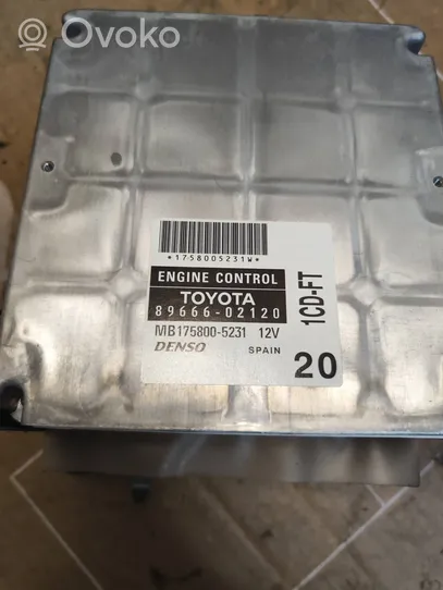 Toyota Corolla E120 E130 Calculateur moteur ECU 8966602120