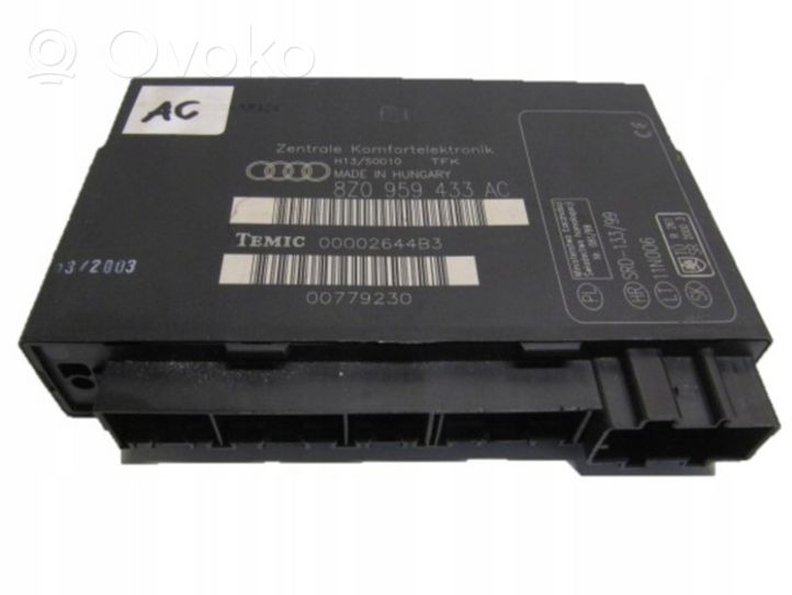 Audi A2 Comfort/convenience module 8Z0959433AC