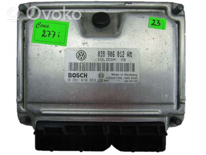 Volkswagen Polo Moottorin ohjainlaite/moduuli 0281010658