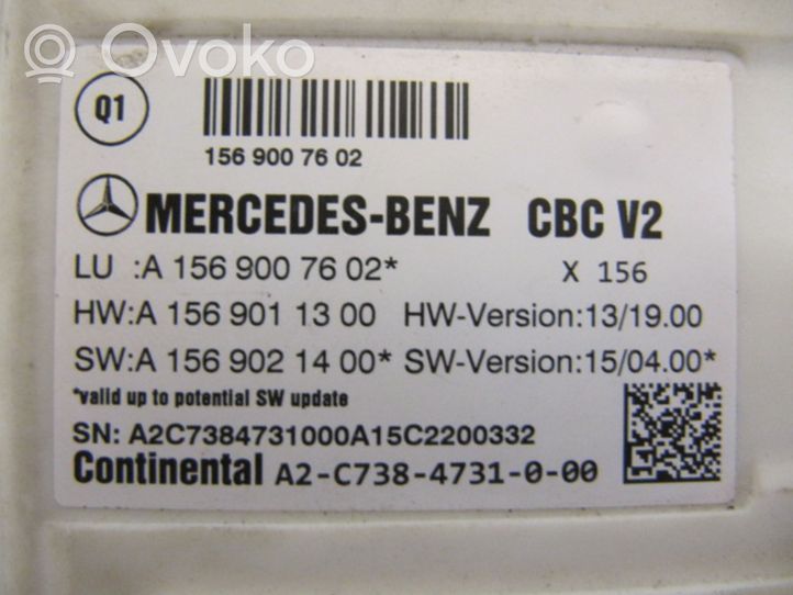 Mercedes-Benz A W176 Moduł / Sterownik BSM A1569007602