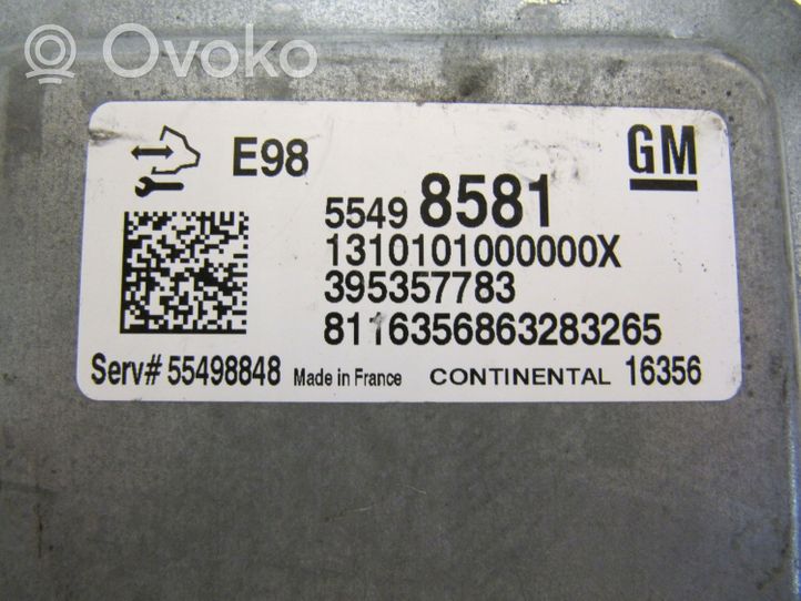Opel Mokka Unité de contrôle BSM 55498581E98