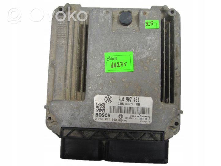 Volkswagen Touareg I Sterownik / Moduł ECU 0281011960