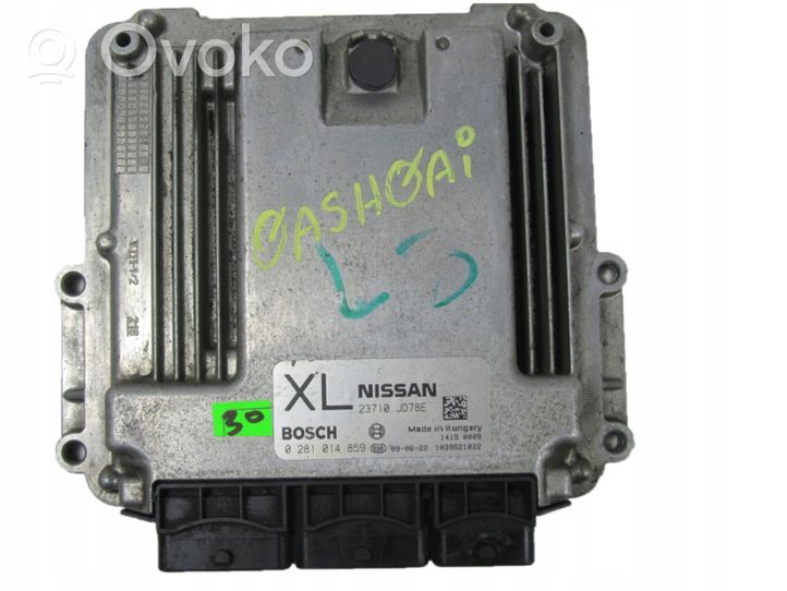 Nissan Qashqai Moottorin ohjainlaite/moduuli 0281014859