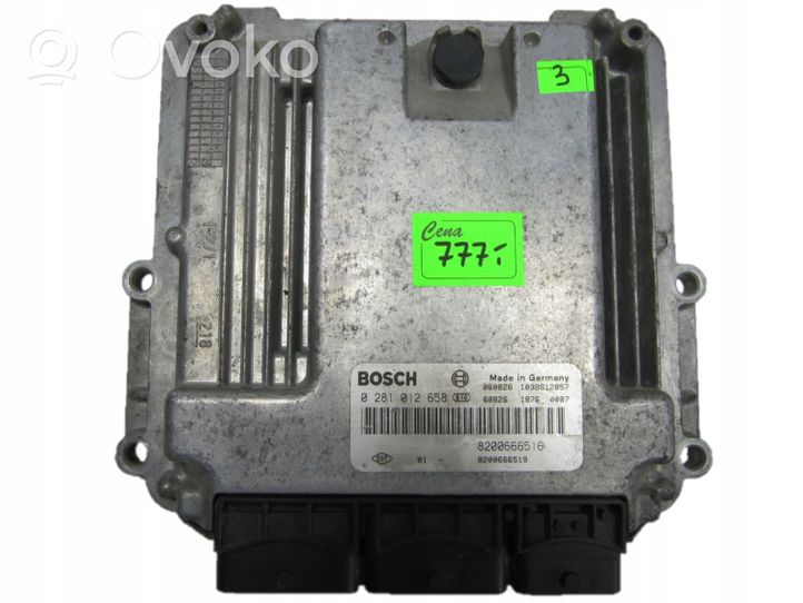 Renault Trafic II (X83) Calculateur moteur ECU 0281012658