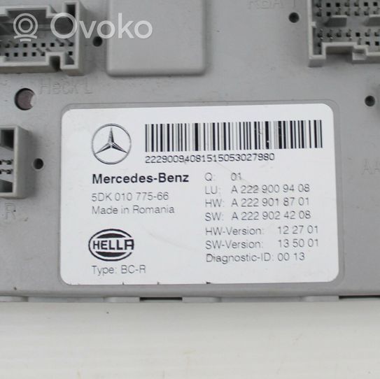 Mercedes-Benz S W222 Centralina SAM A2229009408