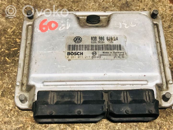 Seat Ibiza I (021A) Centralina/modulo motore ECU 0281011217