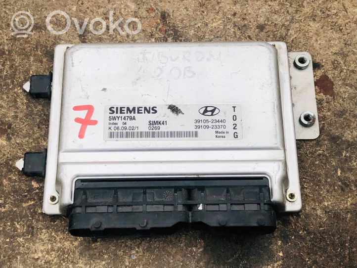 Hyundai Coupe Unité de commande, module ECU de moteur 39109-23370