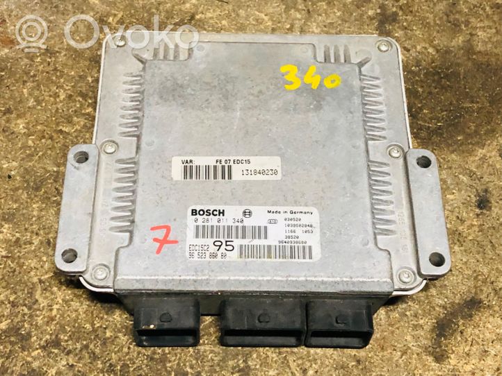 Citroen C5 Aircross Unité de commande, module ECU de moteur 0281011340