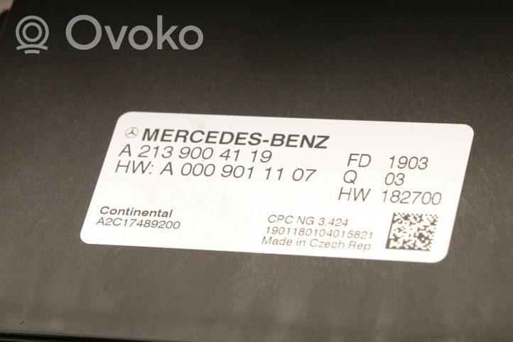 Mercedes-Benz AMG GT 4 x290 w290 Module de contrôle de boîte de vitesses ECU A2139004119