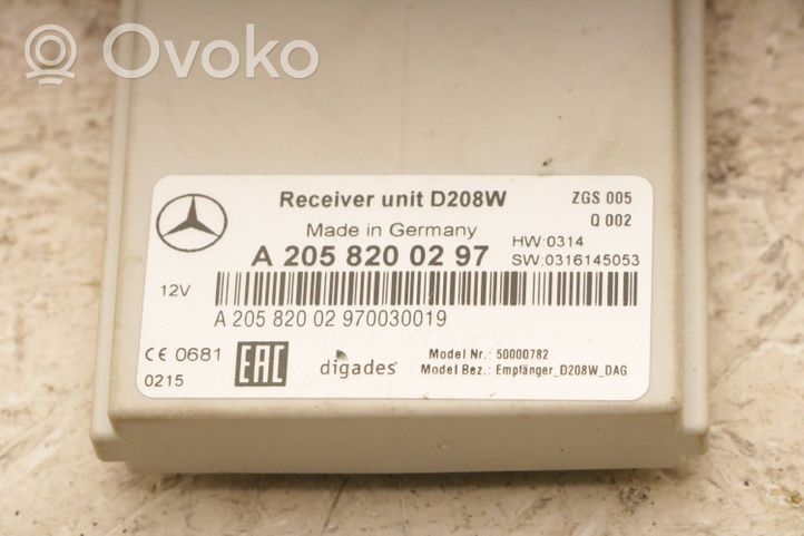 Mercedes-Benz G W461 463 Altre centraline/moduli a2058200297