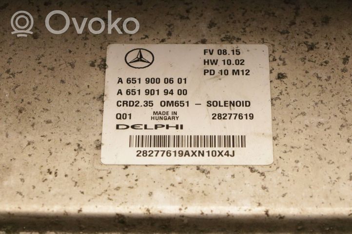 Mercedes-Benz Sprinter W906 Sterownik / Moduł ECU A6519019400