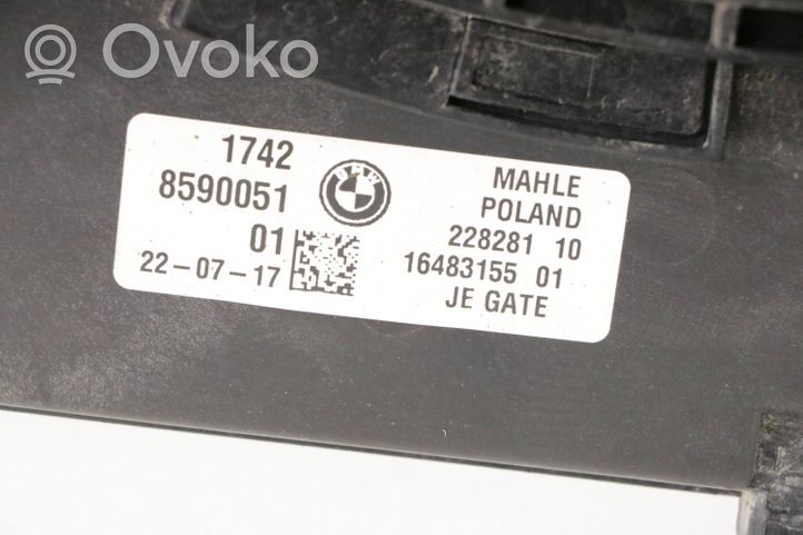 BMW 5 G30 G31 Ventilatore di raffreddamento elettrico del radiatore 8590051