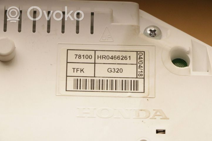 Honda Civic X Tachimetro (quadro strumenti) HR0466261