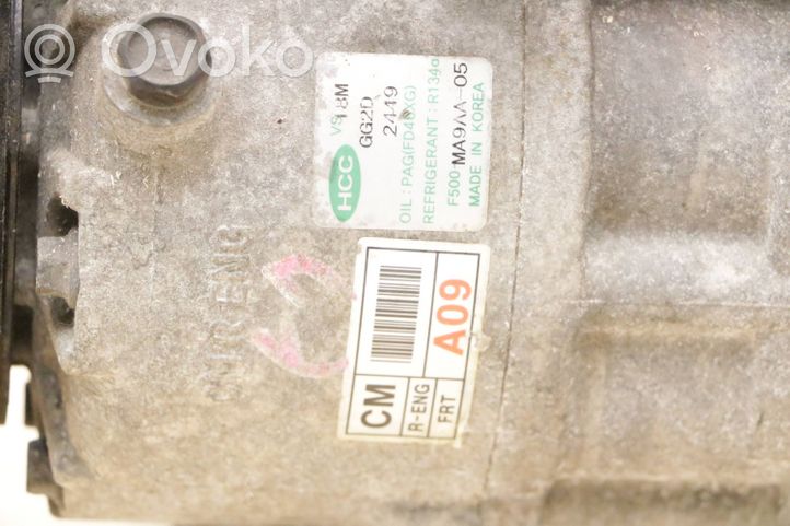 Hyundai Santa Fe Ilmastointilaitteen kompressorin pumppu (A/C) F500MA9AA05