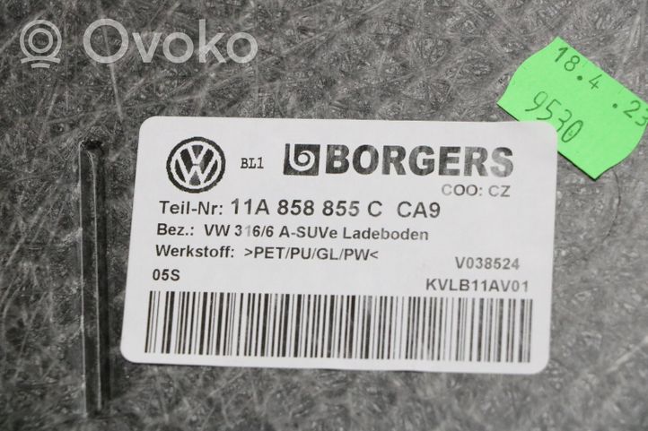 Volkswagen ID.4 Doublure de coffre arrière, tapis de sol 11A858855C