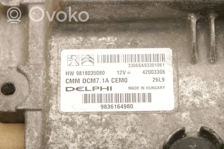 Citroen C4 Grand Picasso Calculateur moteur ECU 9818035080