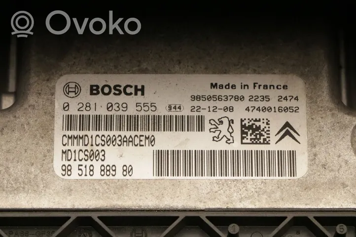 Peugeot 208 Sterownik / Moduł ECU 9851888980