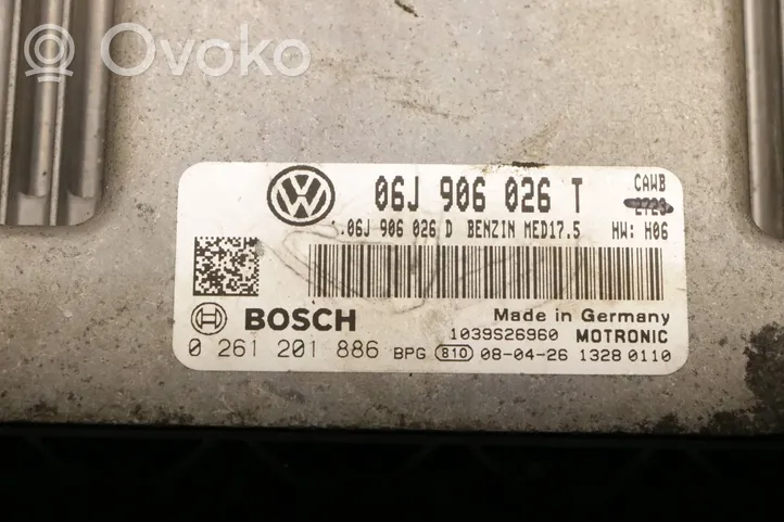 Volkswagen Tiguan Moottorin ohjainlaite/moduuli 0261201886