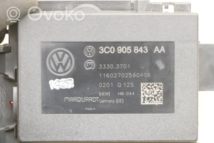 Volkswagen PASSAT B7 Verrouillage de commutateur d'allumage 3C0905843AA