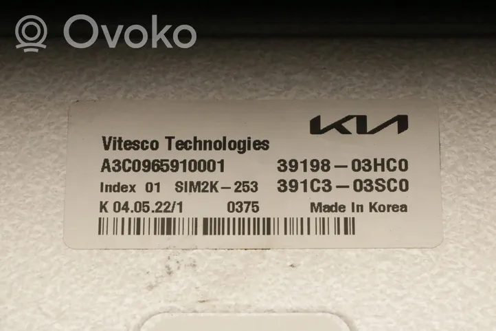 KIA Ceed Sterownik / Moduł ECU 391C1-03SC0