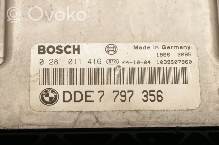 BMW 1 E81 E87 Sterownik / Moduł ECU 0281011416