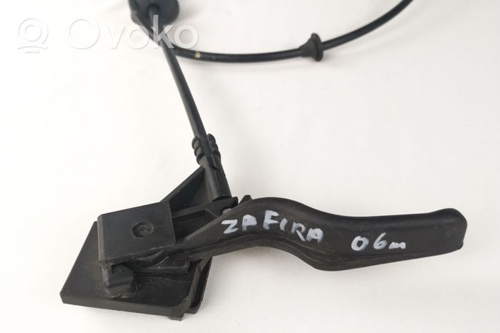 Opel Zafira B Système poignée, câble pour serrure de capot 218186591